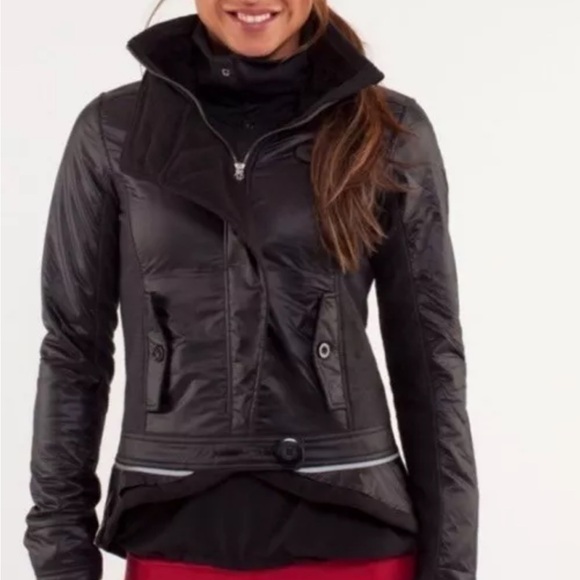 Lululemon pedal power Peplum jacket - Picture 3 of 7